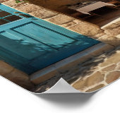 Poster des traditionellen Hauses (Ecke)