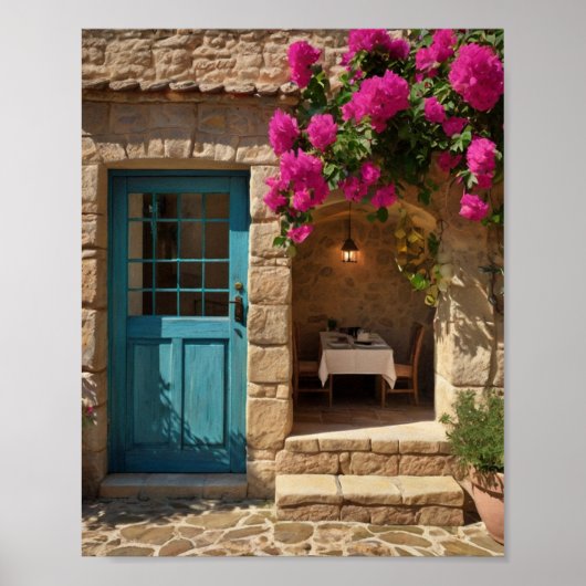 Poster des traditionellen Hauses (Vorne)