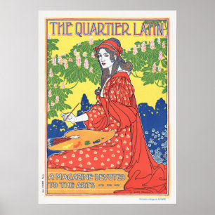 Poster des Vintage-Kunstmagazin-Covers