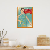 Poster des weißen Angels (Küche)