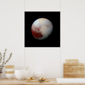 Poster des Zwergplaneten Pluto von der NASA New Ho (Küche)