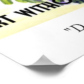 Poster: "Desert Cactus" von Geraldine Poster (Ecke)