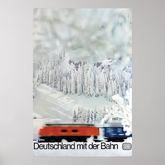 Poster Deutsche Bahn - Deutschland mit der Bahn -  (Vorne)