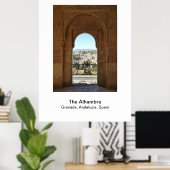 Poster - Die Alhambra Granada, Andalusien, Spanien (Heimbüro)