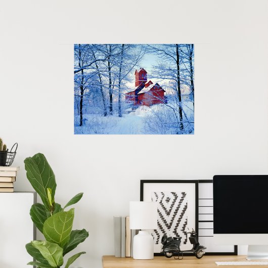 POSTER Die alte rote Mühle (Heimbüro)