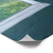 Poster— Die Ansicht/ Katze im Dienst am Fenster Poster (Ecke)