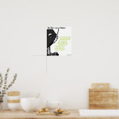 Poster "Die drei Gesetze der Robotik" (Küche)