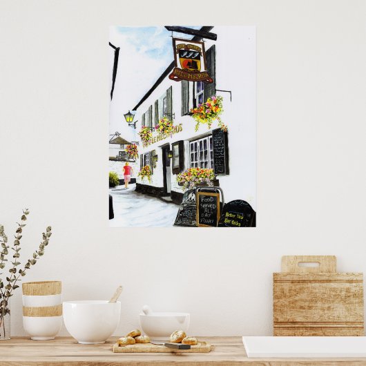 Poster "Die drei Pilchards" (Küche)