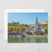 Poster Die Farben von Lyon Postkarte (Vorne/Hinten)