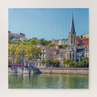 Poster Die Farben von Lyon Puzzle