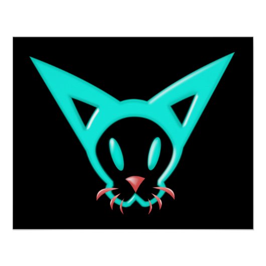 Poster Die Katze (Vorderseite)