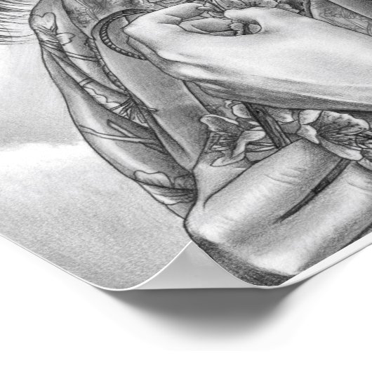 Poster "Die sieben Tugenden: Hoffnung" (Ecke)