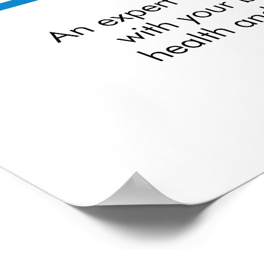 Poster "Doctor" (Ecke)