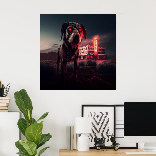 Poster Dog (Heimbüro)