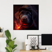 Poster Dog (Heimbüro)