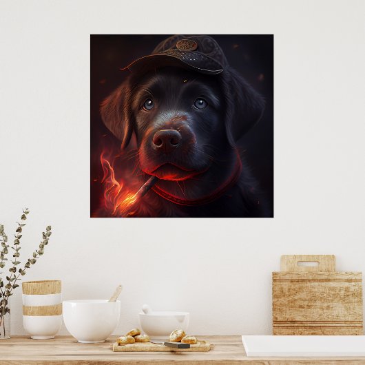 Poster Dog (Küche)