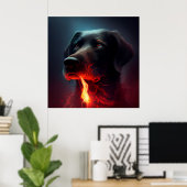 Poster Dog (Heimbüro)