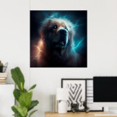 Poster Dog (Heimbüro)