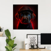 Poster Dog (Heimbüro)