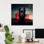 Poster Dog (Heimbüro)