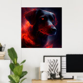 Poster Dog (Heimbüro)