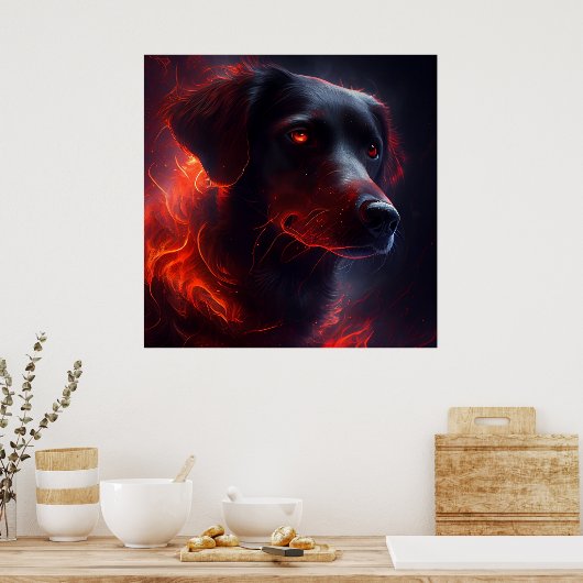 Poster Dog (Küche)