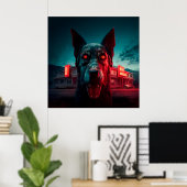 Poster Dog (Heimbüro)