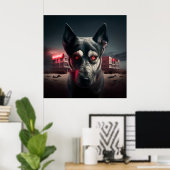 Poster Dog (Heimbüro)