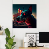 Poster Dog (Heimbüro)