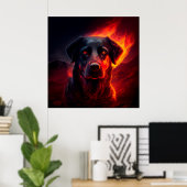 Poster Dog (Heimbüro)