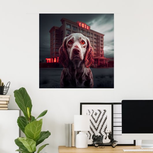 Poster Dog (Heimbüro)