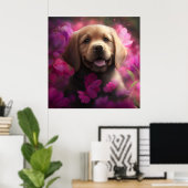 Poster Dog (Heimbüro)