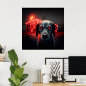 Poster Dog (Heimbüro)