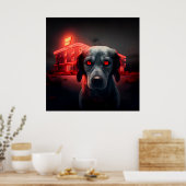 Poster Dog (Küche)