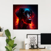 Poster Dog (Heimbüro)