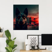 Poster Dog (Heimbüro)