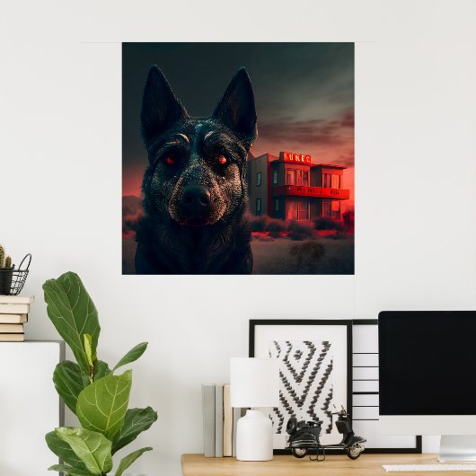 Poster Dog (Heimbüro)