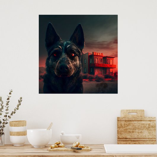 Poster Dog (Küche)