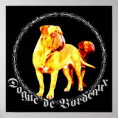 Poster Dogue de Bordeaux (Vorne)