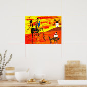 Poster Don Quixote (Küche)