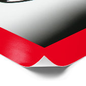 Poster - Drache im Scheinwerferlicht (Ecke)