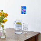 Poster-Dragonfly auf Wasserlilie-Zitat Foliendrucke (Ablage(Küche))