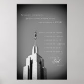 Poster - Draper Utah LDS Tempel 2 (Vorne)