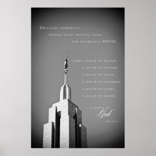 Poster - Draper Utah LDS Tempel 2