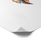 Poster - Dream Catcher "Dream Big Bleibe Wild" (Ecke)