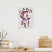 Poster - Dream Catcher "Dream Big Bleibe Wild" (Küche)