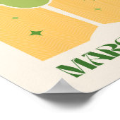 Poster Drink Cocktail Art Margarita (Ecke)