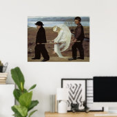 Poster drucken von der klassischen Kunst Wounded A (Heimbüro)