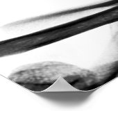 POSTER/DRUCKER X-RAY VISION SKELETON SKULL - B&W POSTER (Ecke)