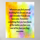 Poster, du kommst so weit poster (Vorne)